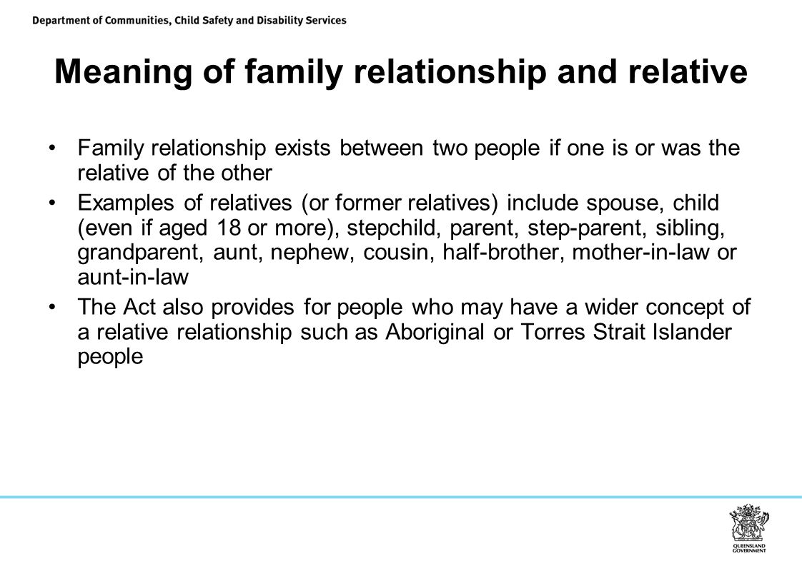 Conceptual definition of family